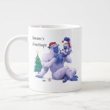 Craig and Ellie Giant Christmas Coffee Mug
