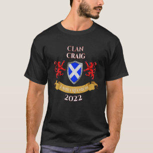 Craig Family Reunion 2022 Scottish Clan T-Shirt