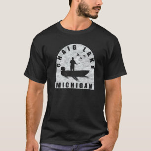 Craig Lake Fishing Michigan T-Shirt