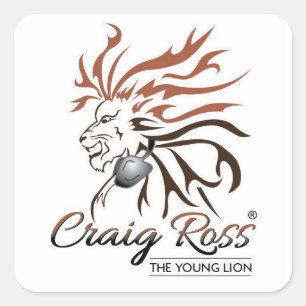 CRAIG ROSS Square Stickers