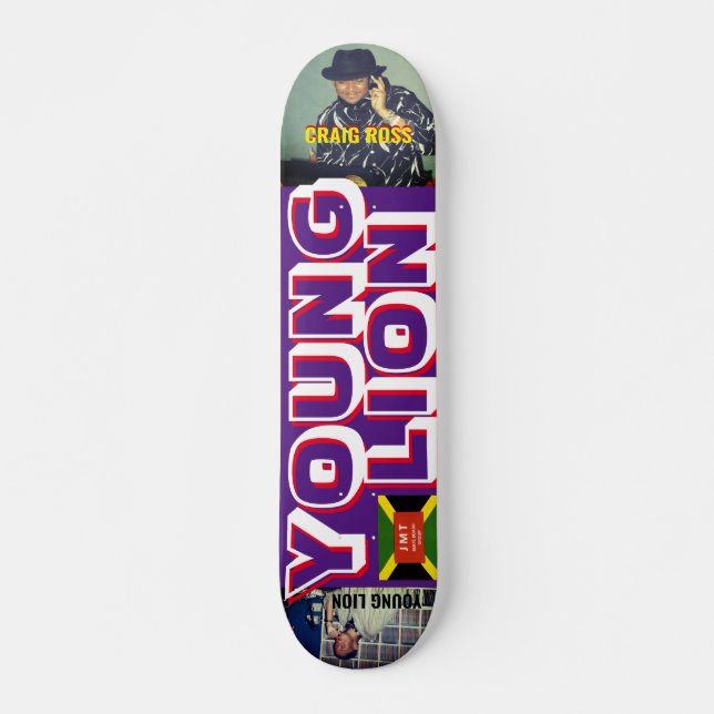 CRAIG ROSS  YOUNG LION 7 3/4" Skateboard Deck (Front)