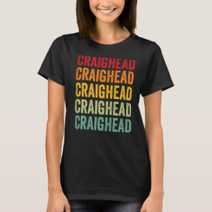 Craighead County Arkansas Rainbow Text T-Shirt