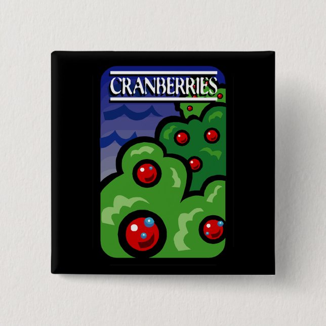 Cranberries 15 Cm Square Badge (Front)