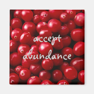 Cranberries Accept Abundance magnet