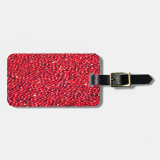 Cranberries Festive Red Luggage Tag