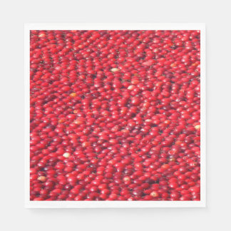 Cranberries Festive Red Napkin