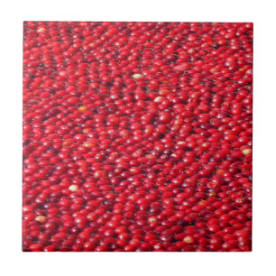 Cranberries Festive Red Tile