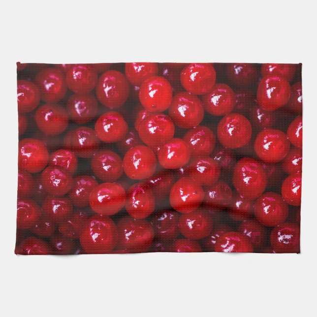 Cranberries Tea Towel (Horizontal)