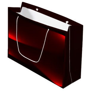 Cranberry And Black Lights Large Gift Bag
