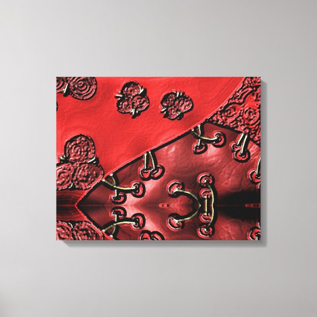 Cranberry Bazaar  Canvas Print (Front)