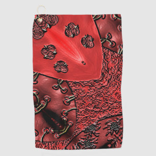 Cranberry Bazaar Golf Towel