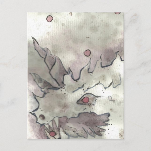 Cranberry Bog Tea Creature 007 Postcard (Front)