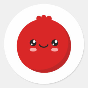 Cranberry Classic Round Sticker