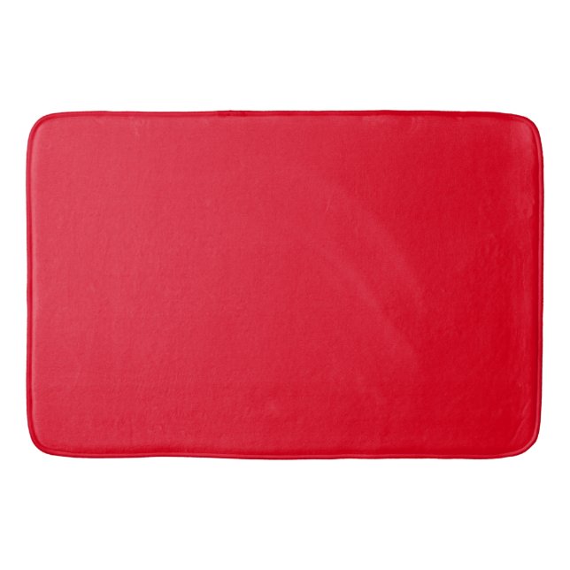 Cranberry,Dark Coral,Dark Pink, Bath Mat (Front)