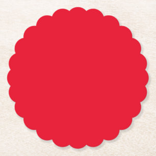 Cranberry,Dark Coral,Dark Pink, Paper Coaster