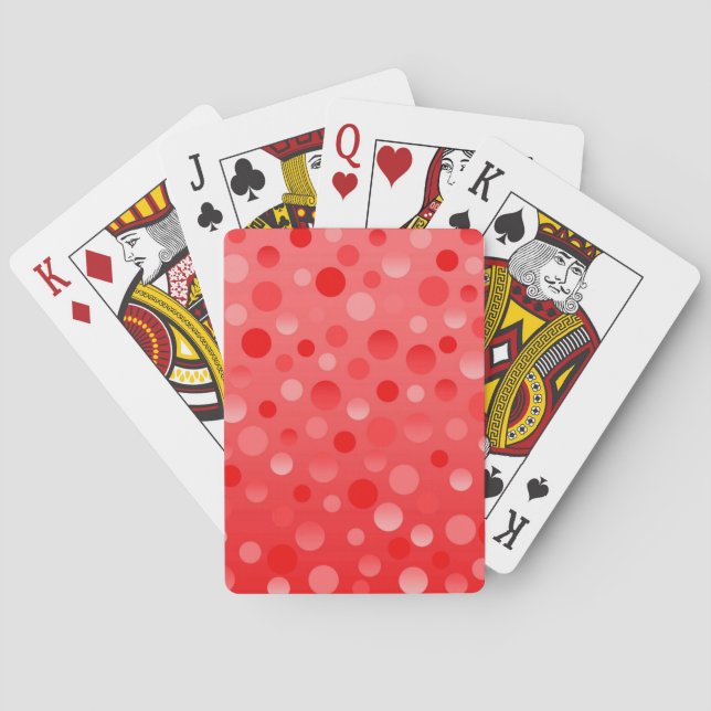 Cranberry Fizz playing cards (Back)