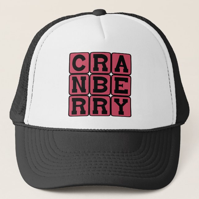 Cranberry, Fruit Trucker Hat (Front)