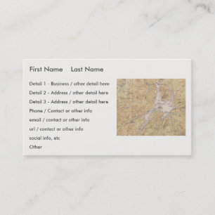 Cranberry Lake, Wanakena, Oswegatchie River Area Business Card