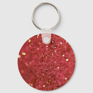 Cranberry Red Glimmer Key Ring