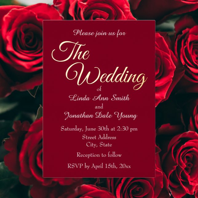 Cranberry Red Monotone Simple Style Wedding (In Situ Wedding)