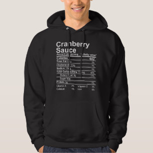 cranberry sauce hoodie