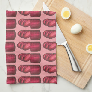 Cranberry Sauce Thanksgiving Christmas Holiday Tea Towel