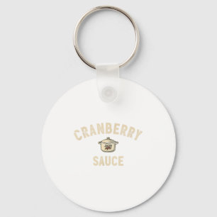 Cranberry Sauce Thanksgiving Party Side Dish Cooki Key Ring
