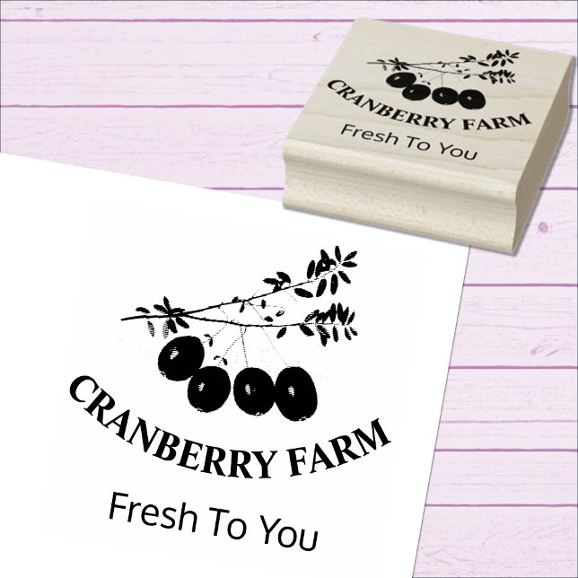 CRANBERRY Stem Berries Fresh Rubber Stamp (Creator Uploaded)