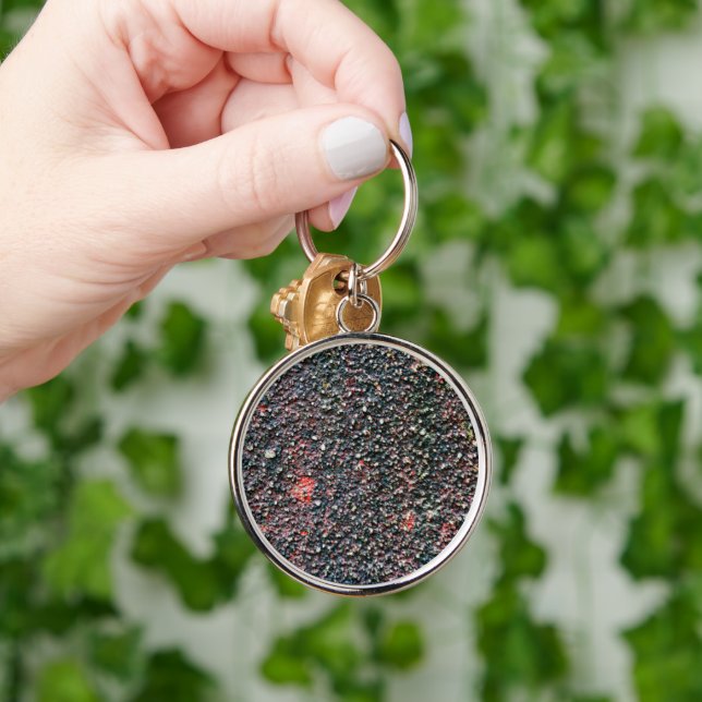 cranberry stir key ring (Hand)