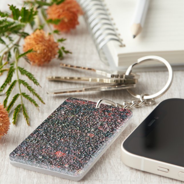 cranberry stir keychain (Front Right)