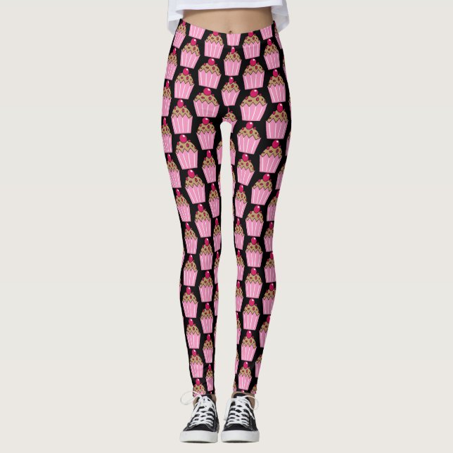 Cranberry Top CUPCAKE Leggings (Front)