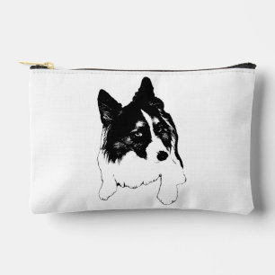 Cranberry-Twine Zip Pouch