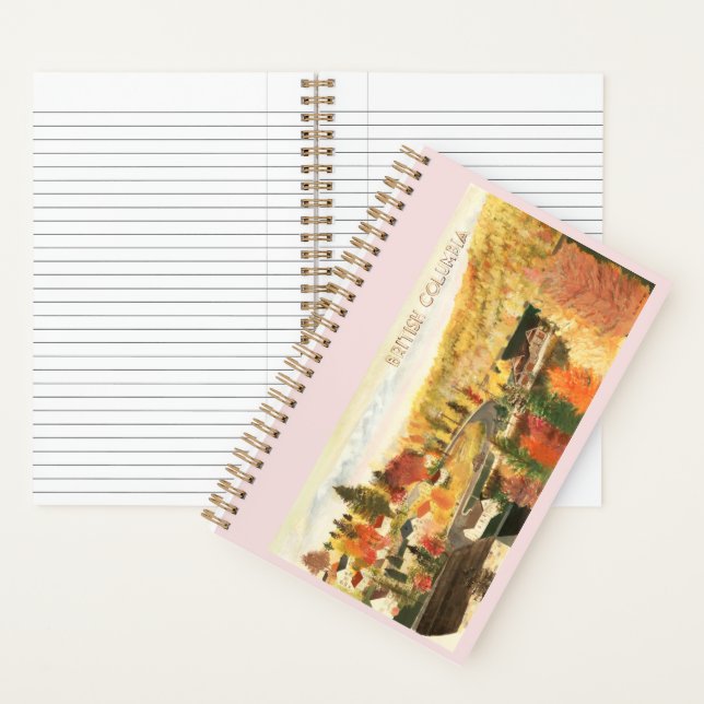Cranbrook BC Canada painting Notebook (Inside)