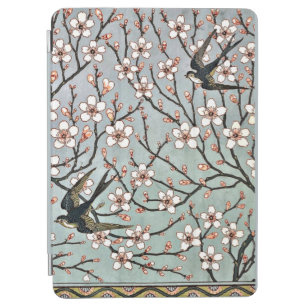 Crane - Almond Blossoms and Swallows, fine art iPad Air Cover
