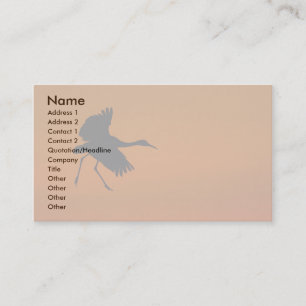 crane business card