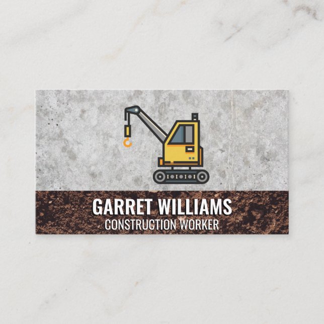 Crane | Construction Business Card (Front)