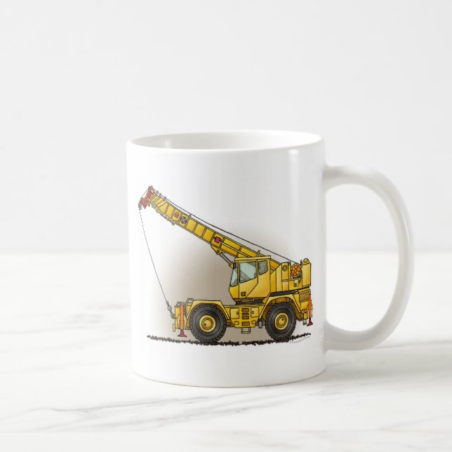 Crane Construction Equipment Coffee Mug (Right)