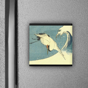 Crane Flying in a Wave Magnet