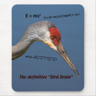 Crane Head Mousepad