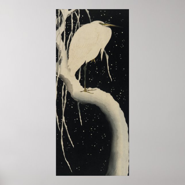 crane in the snow poster (Front)