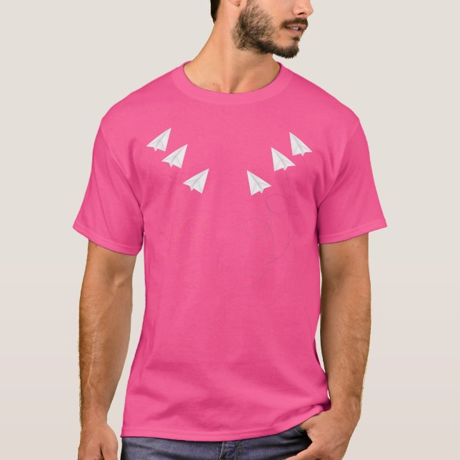 Crane Japanese Paper Folding Art Men Women Gift Or T-Shirt (Front)