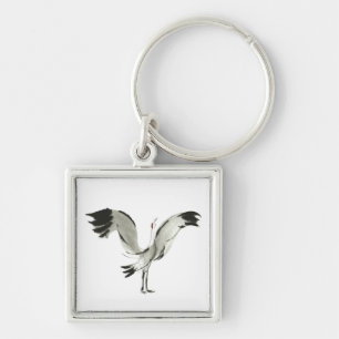Crane Key Ring