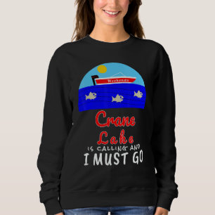 Crane Lake Minnesota Souvenir Sweatshirt