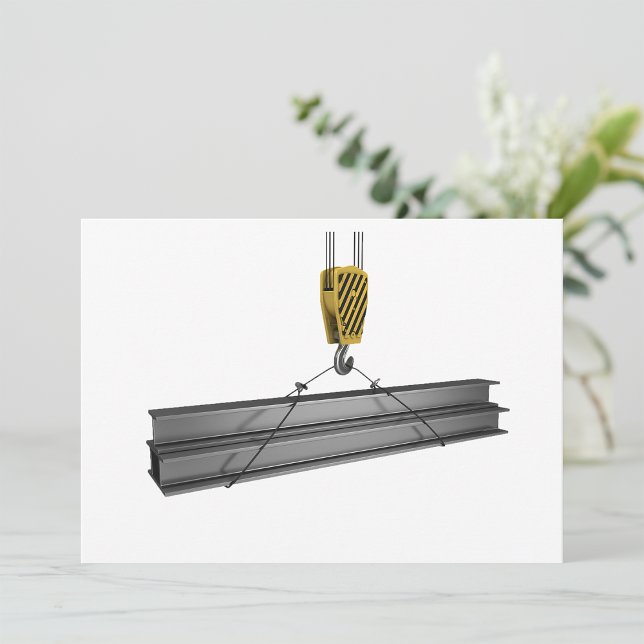 Crane Lifting Girders Invitations (Creator Uploaded)