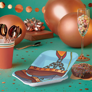 Crane Lifting Paper Plate