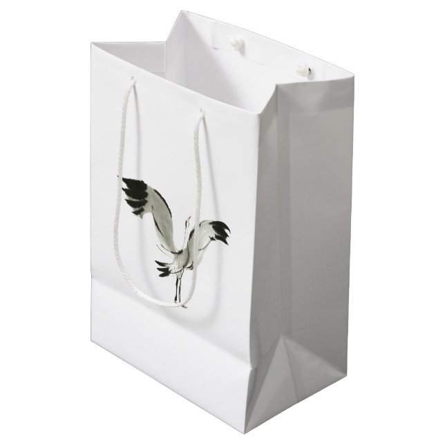 Crane Medium Gift Bag (Front Angled)