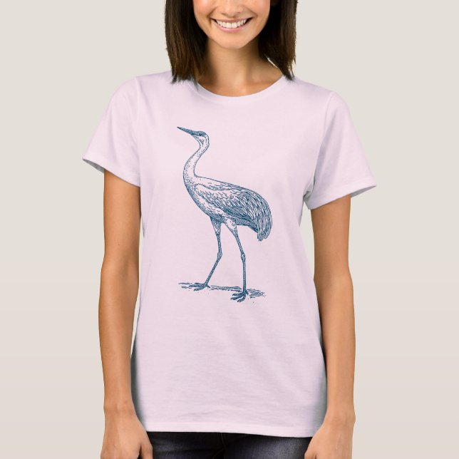 Crane - Ocean Blue T-Shirt (Front)