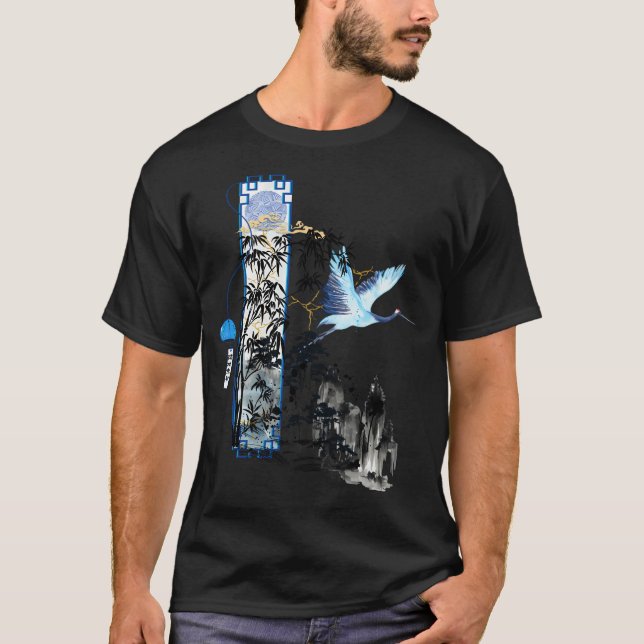 Crane Of Fortune T-Shirt (Front)