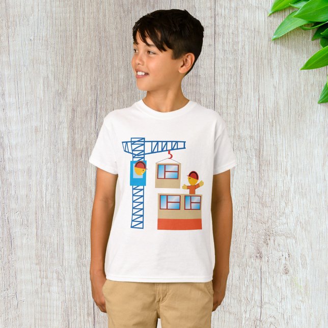 Crane Operator And Construction Worker T-Shirt (Creator Uploaded)