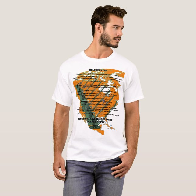 CRANE  OPERATOR APPLICATION SKILLS PLUS US MAP T-Shirt (Front Full)